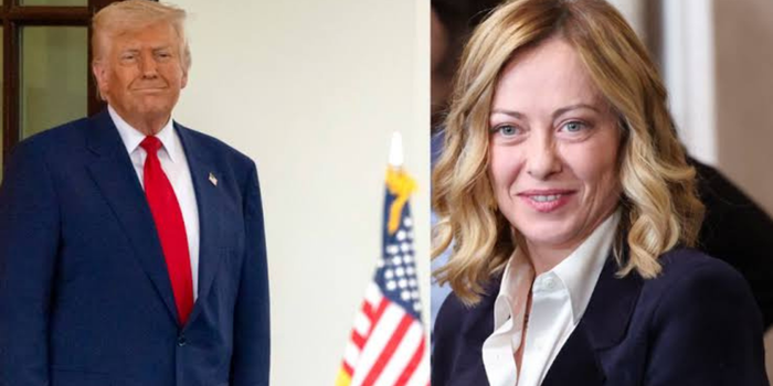 Primeira-ministra italiana nega fala de Trump e defende soberania do país.