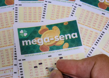 Nenhuma aposta levou o prêmio principal da Mega-Sena. Confira os números sorteados e os valores pagos na quina e na quadra.