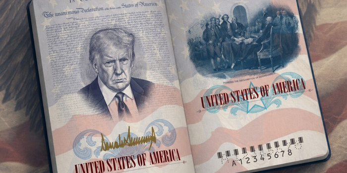 EUA lançam “Passaporte Patriota” para celebrar 250 anos de independência. Edição terá imagem de Donald Trump e 250 mil exemplares.