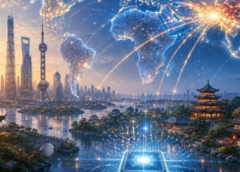 China amplia investimentos em inteligência artificial de código aberto para fortalecer sua influência internacional e disputar a liderança tecnológica com os Estados Unidos.