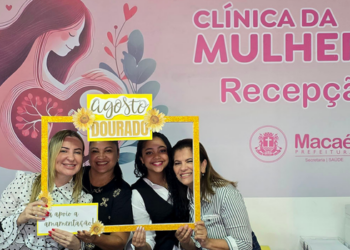 Macaé reforça durante o Agosto Dourado as ações de apoio ao aleitamento materno, com atendimento, orientação e capacitação em unidades de saúde.