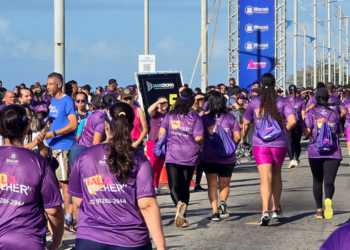 Evento une esporte e conscientização no enfrentamento à violência contra a mulher.