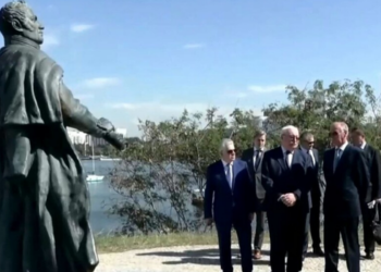 UFRJ e Rússia discutem cooperação científica, intercâmbio acadêmico e pesquisas em oceanografia e ecossistemas costeiros e polares durante visita de Nikolay Patrushev.