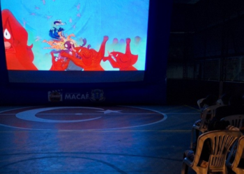 Macaé terá sessões gratuitas de cinema em agosto nos bairros Córrego do Ouro e Lagomar pelo projeto Cultura In Cine.