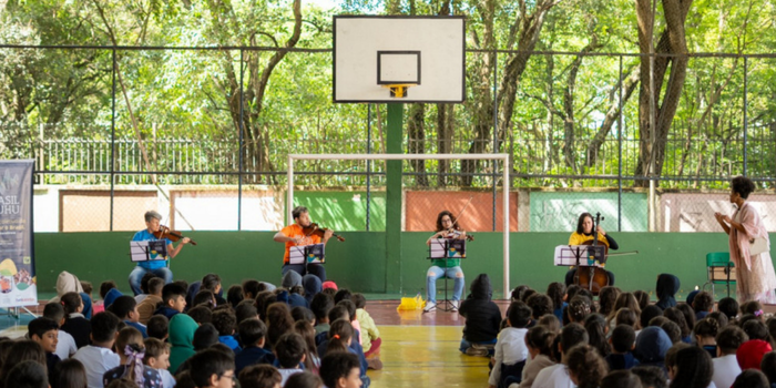 Projeto leva música, teatro e a obra de Villa-Lobos a cinco escolas de Macaé entre os dias 24 e 28.