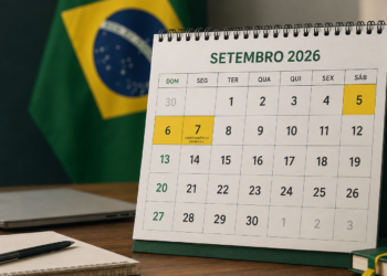 Feriado de 7 de Setembro cai em uma segunda-feira em 2026 e poderá garantir três dias de descanso para quem não trabalha aos fins de semana.