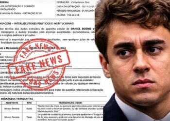 Nikolas Ferreira apagou publicação com falso documento da PF; deputados pedem investigação à Polícia Federal e à PGR.