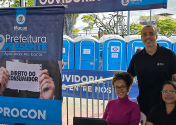 Prefeitura Presente leva serviços gratuitos de saúde, documentação, assistência e outros atendimentos ao Parque Aeroporto, em Macaé, neste sábado.