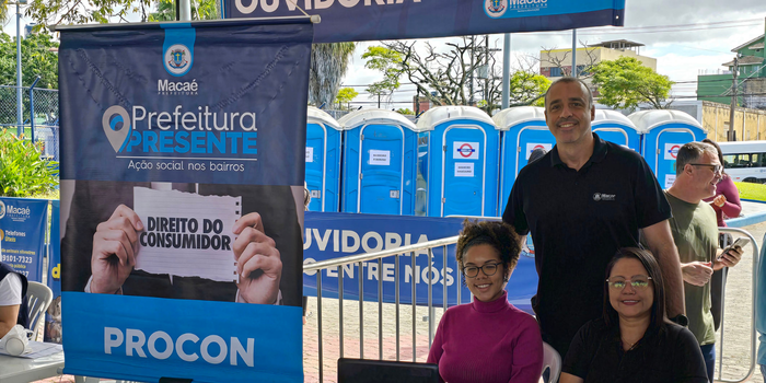 Prefeitura Presente leva serviços gratuitos de saúde, documentação, assistência e outros atendimentos ao Parque Aeroporto, em Macaé, neste sábado.