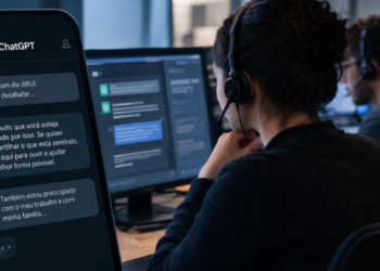 Parte das conversas feitas no ChatGPT pode ser analisada por revisores autorizados durante processos de avaliação e aprimoramento da inteligência artificial.
