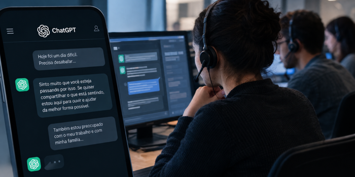 Parte das conversas feitas no ChatGPT pode ser analisada por revisores autorizados durante processos de avaliação e aprimoramento da inteligência artificial.