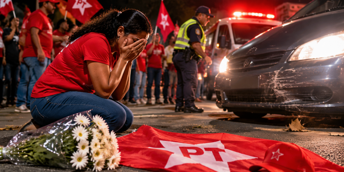 Elisabete Martins Chaves, de 54 anos, morre atropelada durante ato de apoio a Lula em Vargem Alegre, MG. Motorista fugiu e polícia investiga o caso.